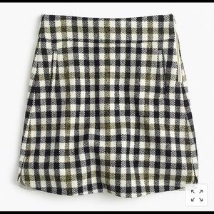 J.Crew Oxford Check Wool Mini Skirt--As seen on Blair Eadie/Atlantic Pacific
